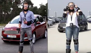 Diseñan un traje para conductores que simula efectos de droga para educar a los jóvenes (VIDEO)