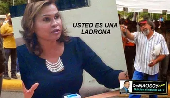 Rogelio le dice ladrona a la senadora Sonia Mateo (Video)