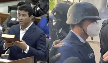 Adán Cáceres llegó a la Corte con una Biblia en manos, como una forma de pedir clemencia. Yeni: 99% de lo que dice es mentira