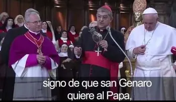 Milagro de la Sangre de San Genaro ocurre ante el Papa Francisco (VIDEO)