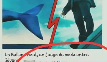 Peligroso juego â??ballena azulâ? induce a niños al suicidio en Internet