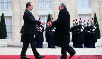 Raúl Castro inicia histórica vista de Estado a Francia