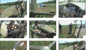 Detalles caída del helicóptero transportaba a jefe del Ejército