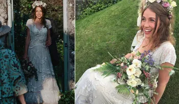 Una mujer recupera el vestido de novia usado por su bisabuela en el 1870