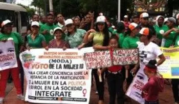 Mujeres del partido Moda rinden homenaje a las Hermanas Mirabal 