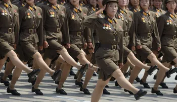 Corea del Norte se prepara para enorme desfile en honor a su partido político