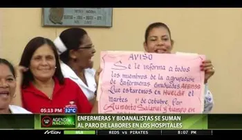 Enfermeras se suman a paro médicos en los hospitales, en su segundo día