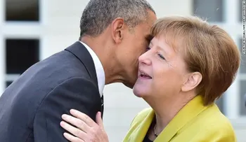Un día y dos presidentes: Merkel se reúne con Obama y luego con Trump