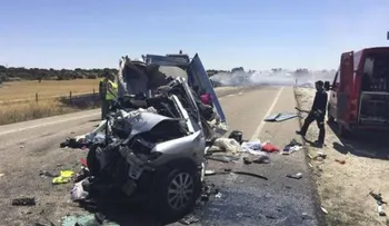 Cuatro menores mueren en un accidente de tráfico en España