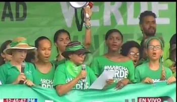 Este fue el manifiesto leído al finalizar la Marcha Verde contra la corrupción y la impunidad
