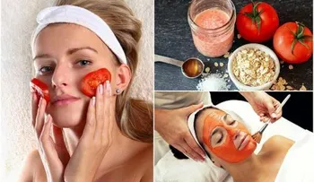 El tomate: Contra el acné; como crema para las manos, para el cabello y mascarilla exfoliante