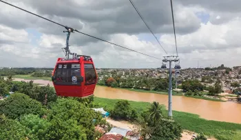 Teleférico de Santo Domingo suspende servicio en conexión con Sabana Perdida por lluvias