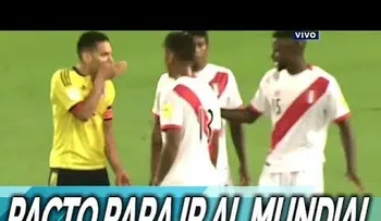 Video demostraría que Falcao pactó el empate con Perú