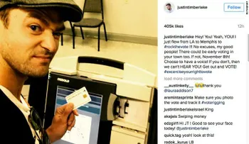 Las mejores selfies de votación de las celebridades en Estados Unidos