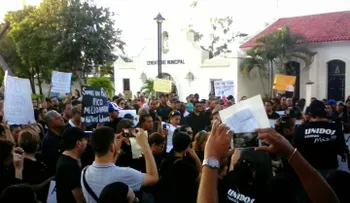 Grupos protestan contra corrupción en Moca y Santiago