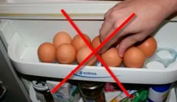 Tu salud corre peligro si guardas los huevos en la nevera