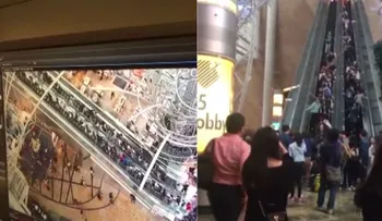 Una escalera mecánica en reversa dejó 18 heridos en un shopping