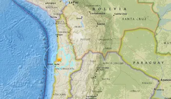 Sismo de magnitud 5,9 sacude el norte de Chile