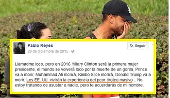 Un joven predijo la masacre en el bar gay en Orlando y también Donald Trump morirá pronto...