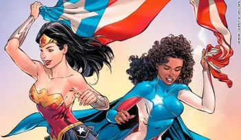 Una nueva superheroína vuela para salvar a Puerto Ricoâ?¦ con ayuda de la Mujer Maravilla