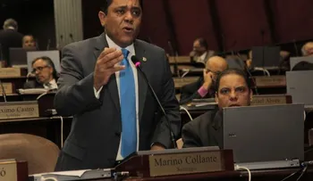 Diputado Marino Collante presenta su renuncia