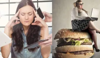 El estrés engorda igual que una hamburguesa doble con queso, según estudio
