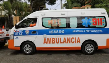 SNS aclara que no pertenece al 9-1-1 ambulancia accidentada durante simulacro de terremoto en San Pedro