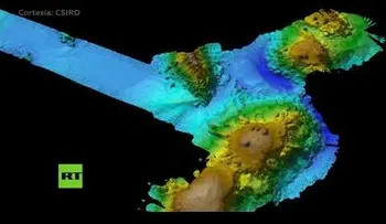 Mapean un increíble "mundo perdido" con volcanes submarinos