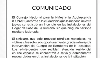 Incendio en Hogar de Paso de Conani en La Romana deja solo daños materiales y ningún herido