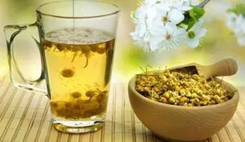 Té de manzanilla y jengibre