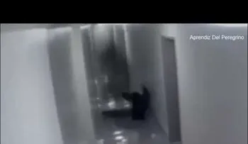 Video Escalofriante: un hombre es empujado y arrastrado por un supuesto fantasma