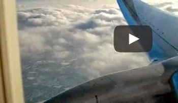 Dominicano capta imagen de algo raro en el cielo durante un vuelo (Video)