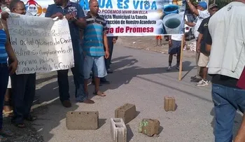 Realizan paro en zona de Santiago por acueducto