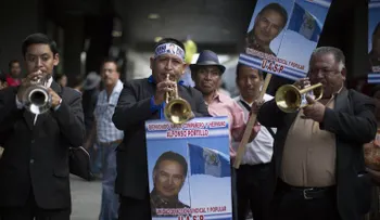 Expresidente de Guatemala sale de cárcel en EEUU