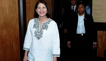 Primera Dama Panamá, Marta Linares de Martinelli, llega a RD