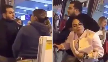 Una mujer descubre que su esposo se estaba yendo de vacaciones con su amante y arma un escándalo