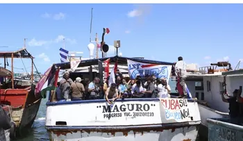 Convoy Nuestra América zarpa de México hacia Cuba