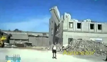 Video: joven graba su propia muerte durante la demolición de un edificio