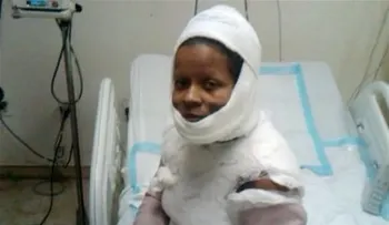 Mujer quemada junto a hijos abandona hospital Luis E.Aybar porque â??no la atendíanâ?
