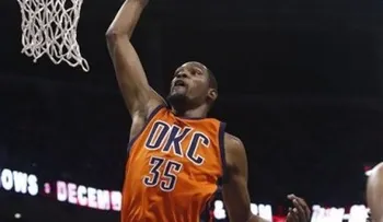 Durant, del Thunder, se perderá al menos 1 semana por lesión