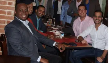 Jóvenes dirigentes del PLD confiados en sus líderes