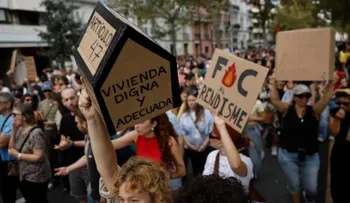 Miles de españoles protestan por la vivienda tras rechazo del Congreso a decretos clave