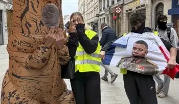 Francia: incendios en edificios públicos y saqueos en comercios durante protestas por el costo de vida