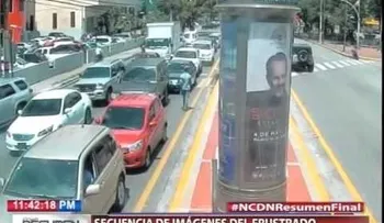 Revelan imágenes inéditas del atraco que encabezó un raso de la PN