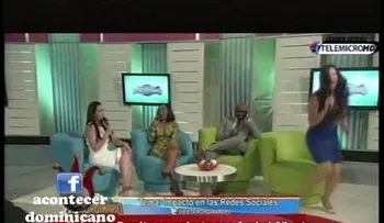 Yubelkis Peralta se molesta con Anabel Alberto, se para y se marcha de entrevista a Candy Flow.