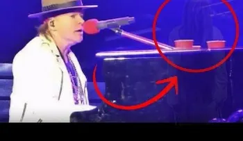 ¿ Fantasma o Demonio ? En concierto de Guns and Roses !