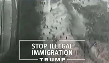 VIDEO de Trump sobre inmigración muestra imágenes... de la frontera de Marruecos