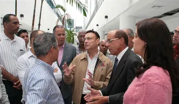 Director OISOE supervisa los toques finales al Instituto Nacional del Cáncer Rosa Emilia de Tavárez
