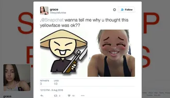 Snapchat desata polémica por filtro "racista"