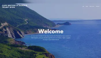 Si Donald Trump gana elecciones , esta isla canadiense te recibe con los brazos abiertos